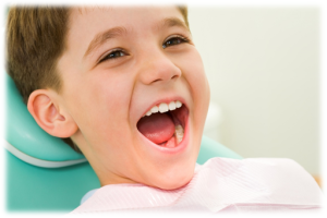 Child Smiling in treatment